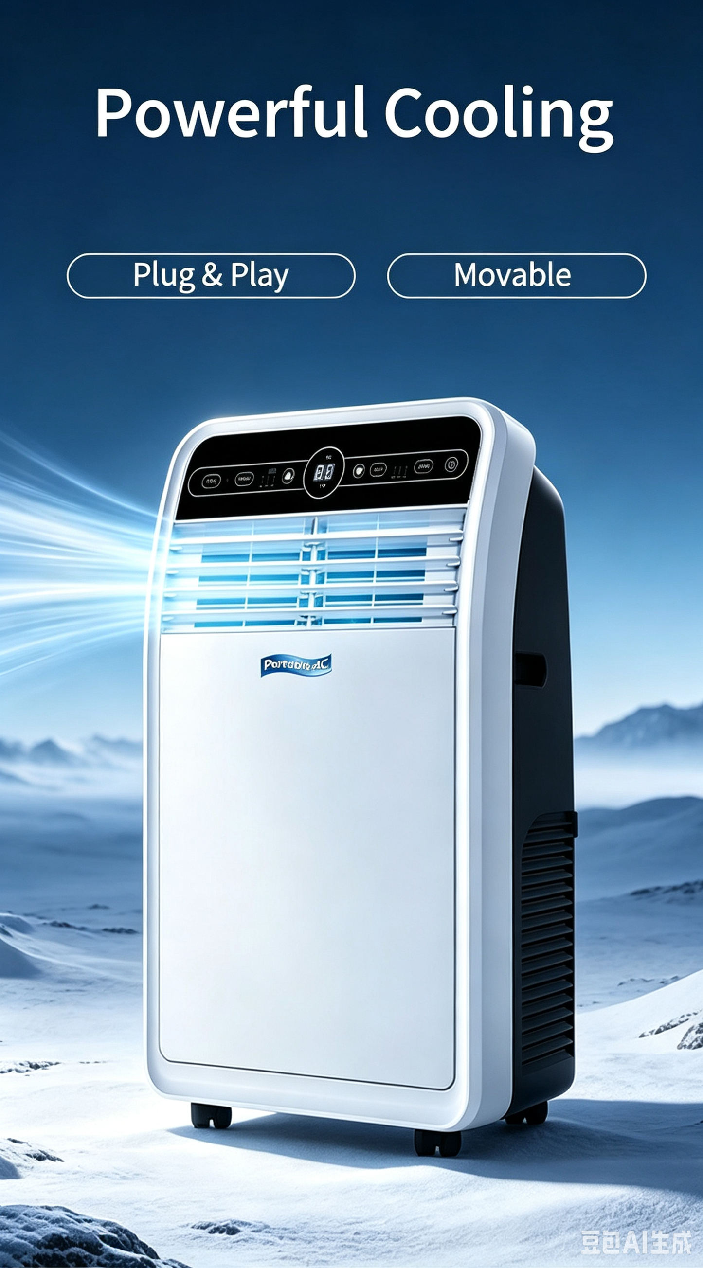 Portable Air Conditioner – Compact Personal Cooling Unit for Bedroom, Office & Home